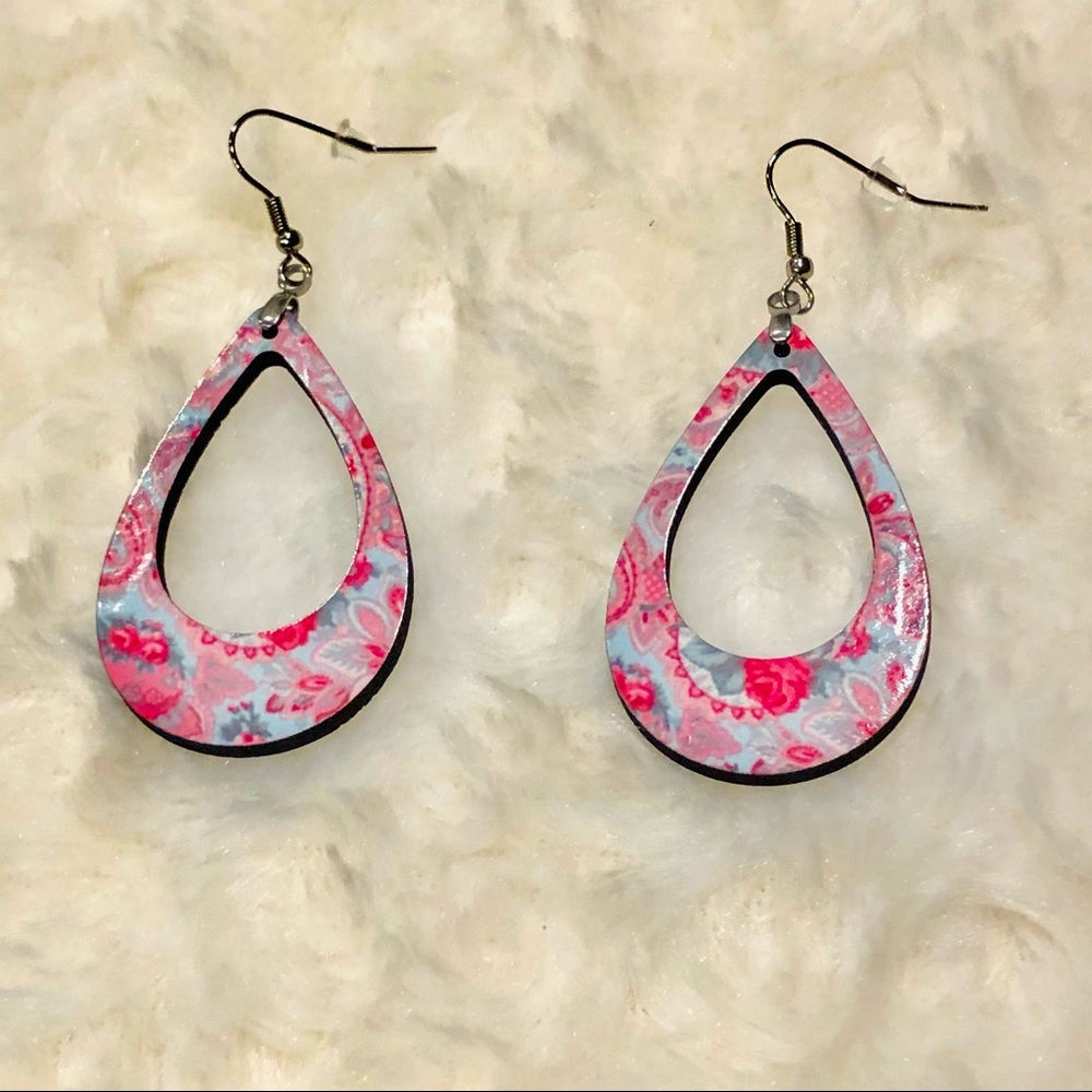 Floral handmade earrings
